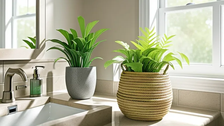 Texture Pairings for Tan and Grey Bathrooms