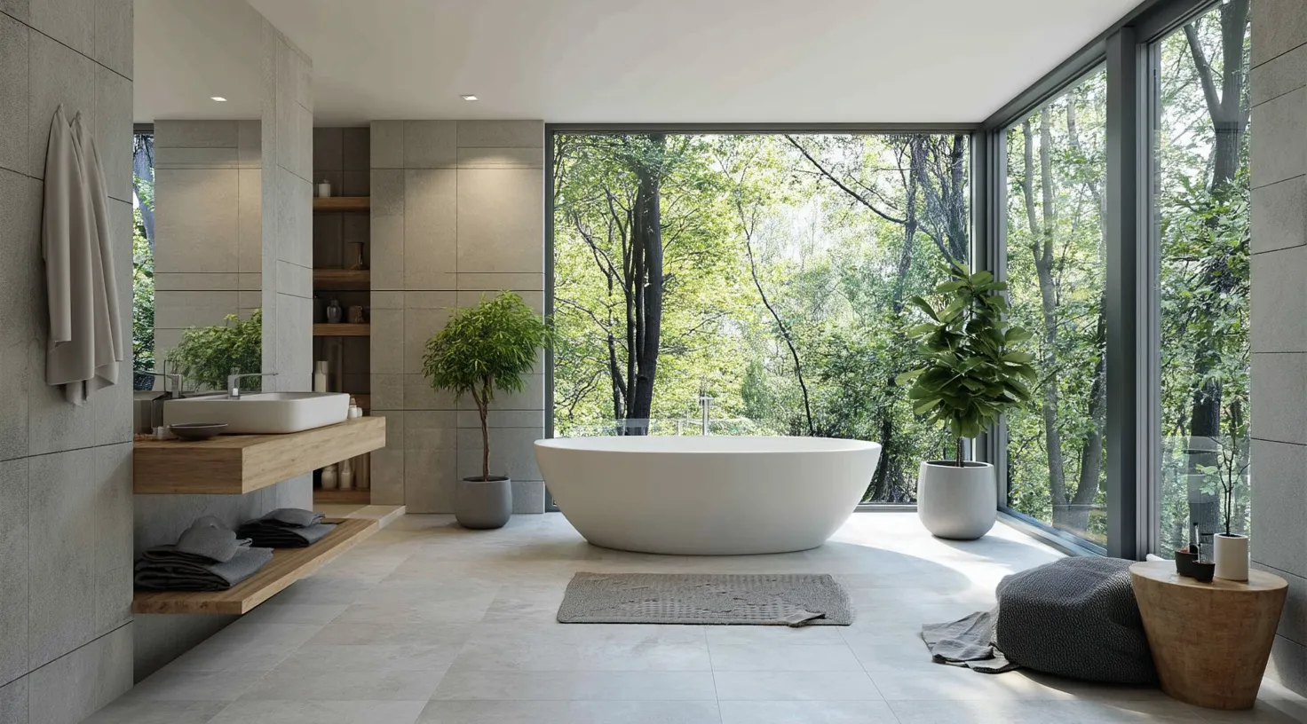 Layout Option 4: Wet Room Style