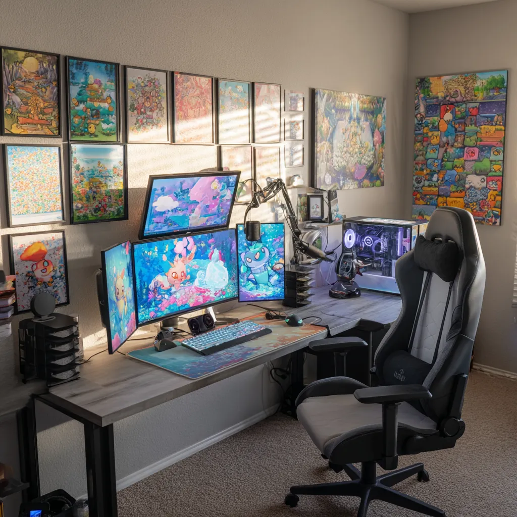 Bedroom Layout for Gamers