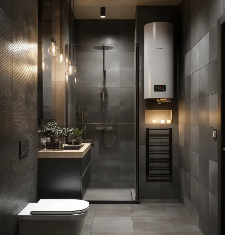 Idea 4: Compact Wet Room Layout