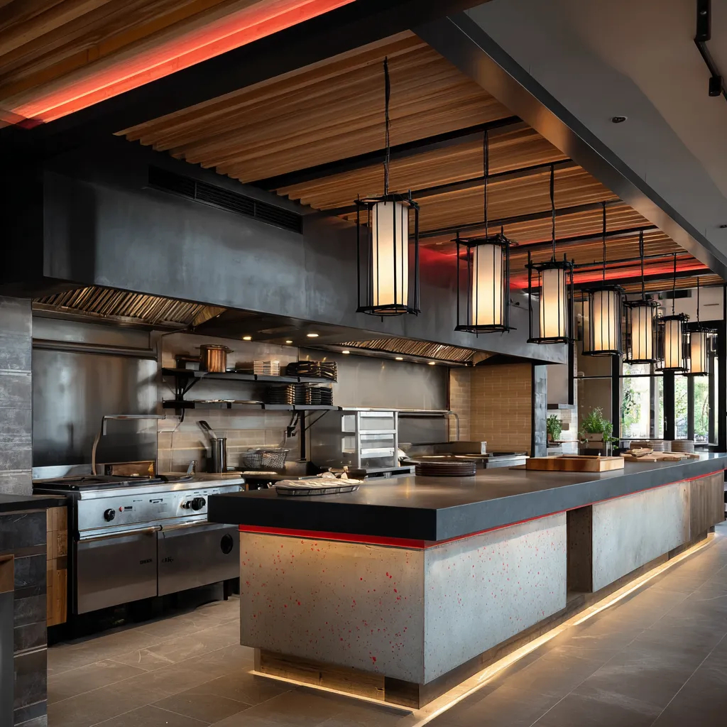 Idea 5: Double-Tier Island for Dining & Prep Separation