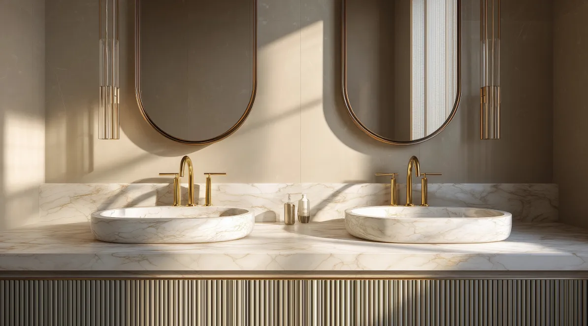 Idea 3: Double Vanity for Shared Use