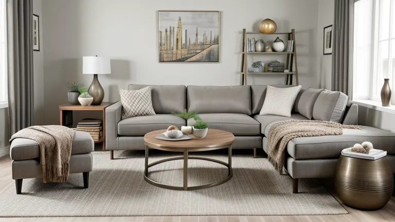 Grey and Bronze Living Room Ideas: Create a Modern Space