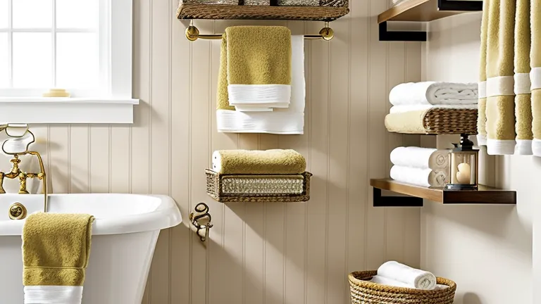 Soft Accents with Harvest Gold Towels and Accessories