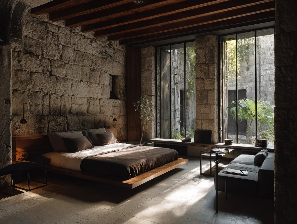 1. Bed Against the Long Wall