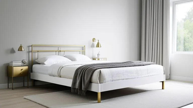 Trending Gold Bed Frame Bedroom Ideas and Inspirations