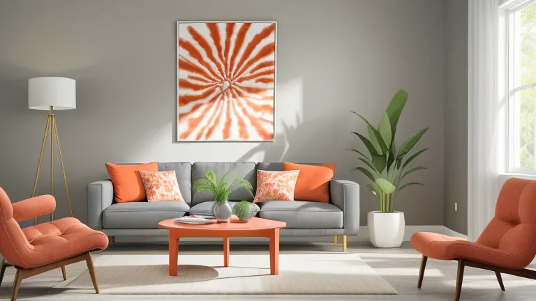 Statement Coral Sofas