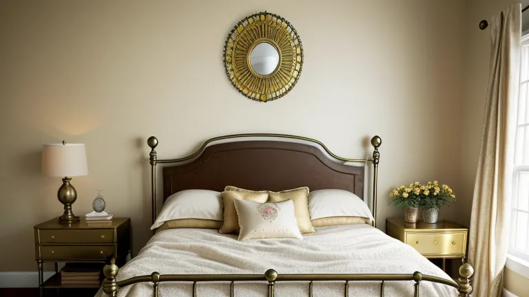 Antique-Inspired Brass Beds