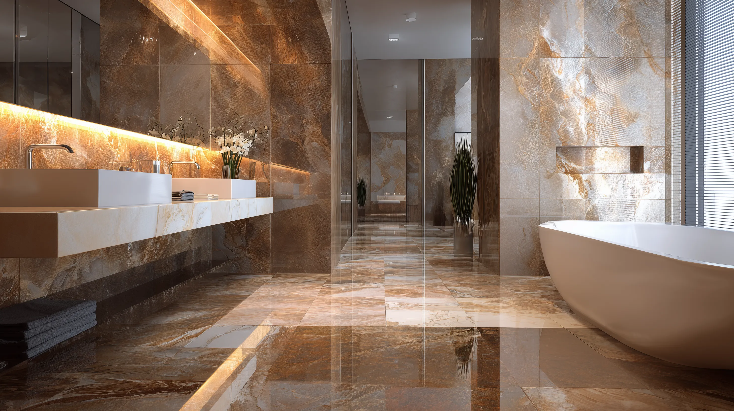 3. Los Angeles – Glossy Surfaces Multiply Light & Color