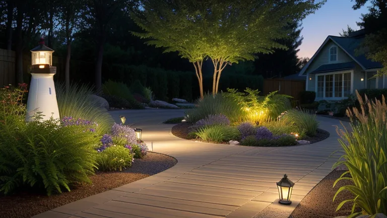 Solar-Powered Lighthouse Lights