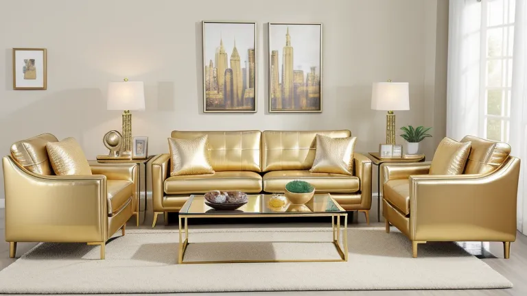 Gold Sofa Living Room Ideas: Transform Your Space with Elegance