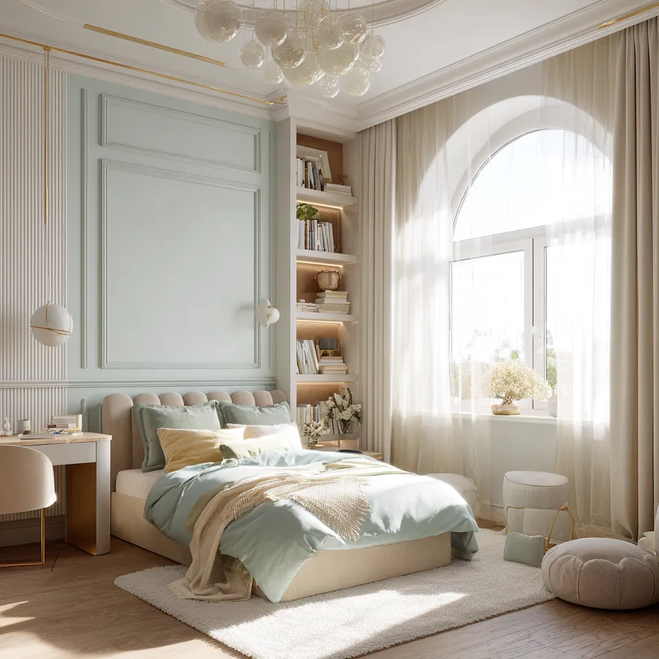 2. Infusing Tradition and Sustainability in Girls Double Beds Design