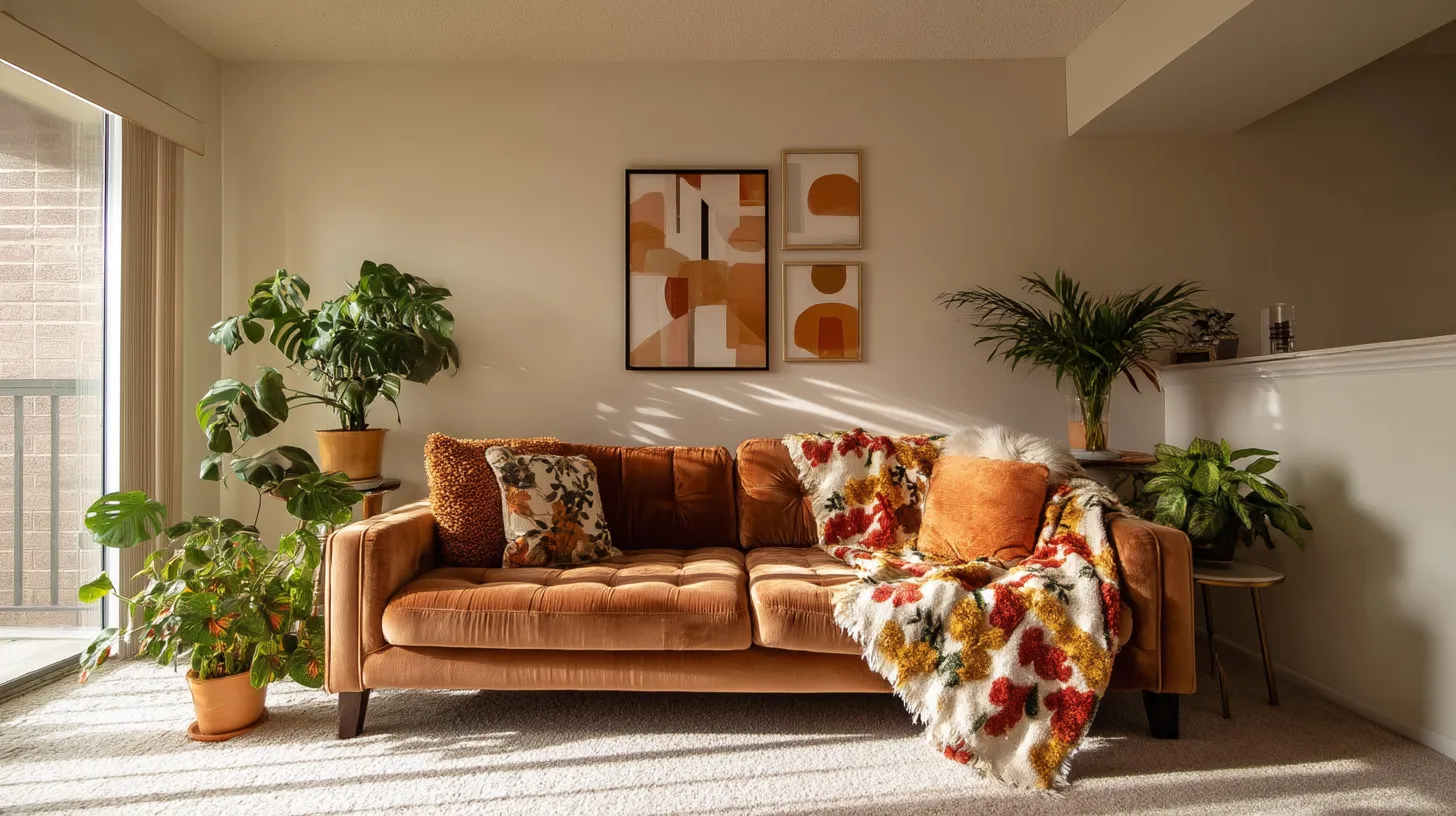 Combo #2: Retro Boho – Linen Beige + Rust Orange