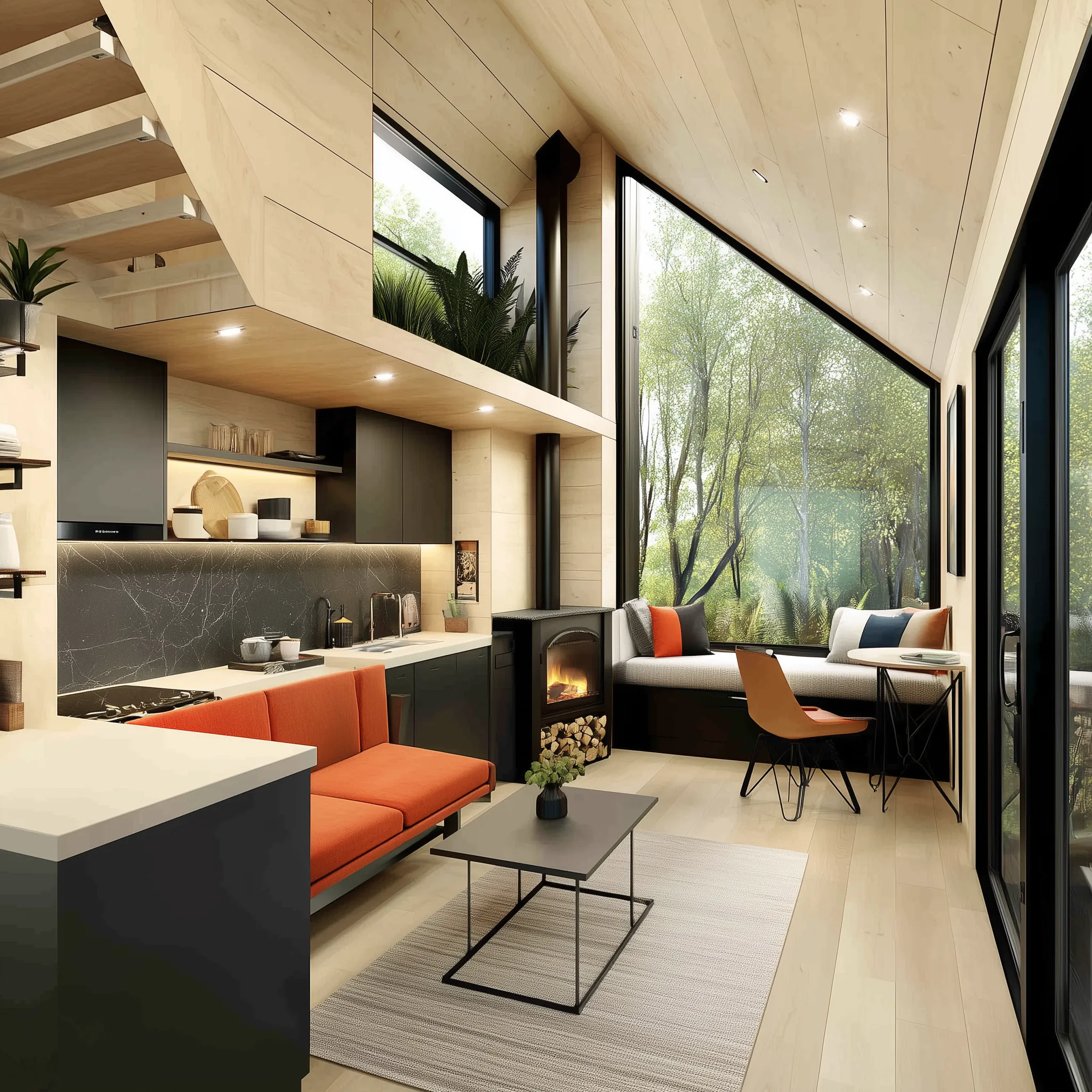 5. Chicago Retiree’s Minimalist Wellness Retreat (370 sq ft)