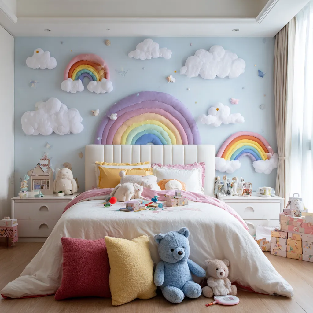 Space to Grow: Girls Double Beds