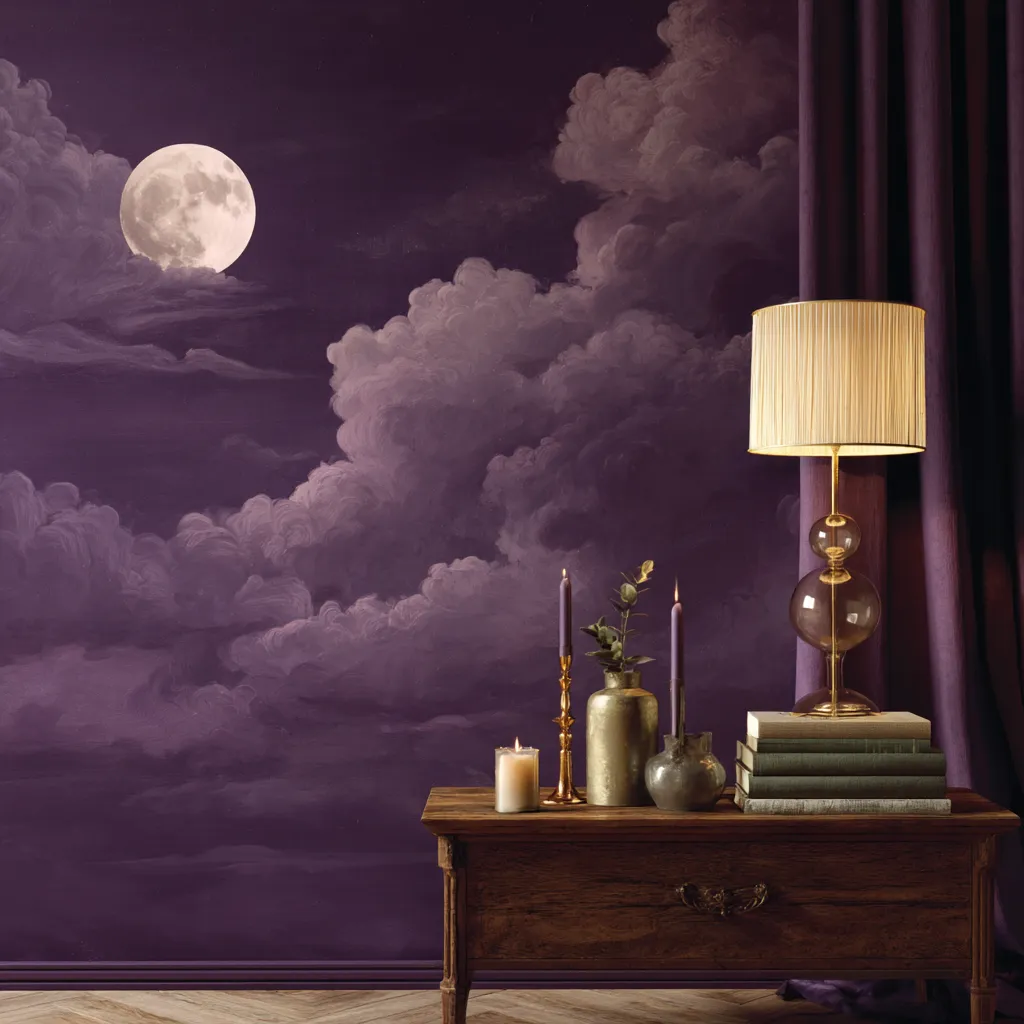 Dreamy Murals and Hand-painted Motifs