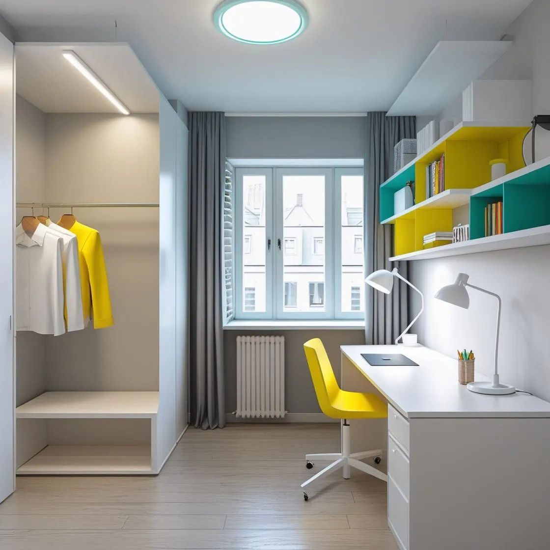 学生ワンルームの効率派デザイン