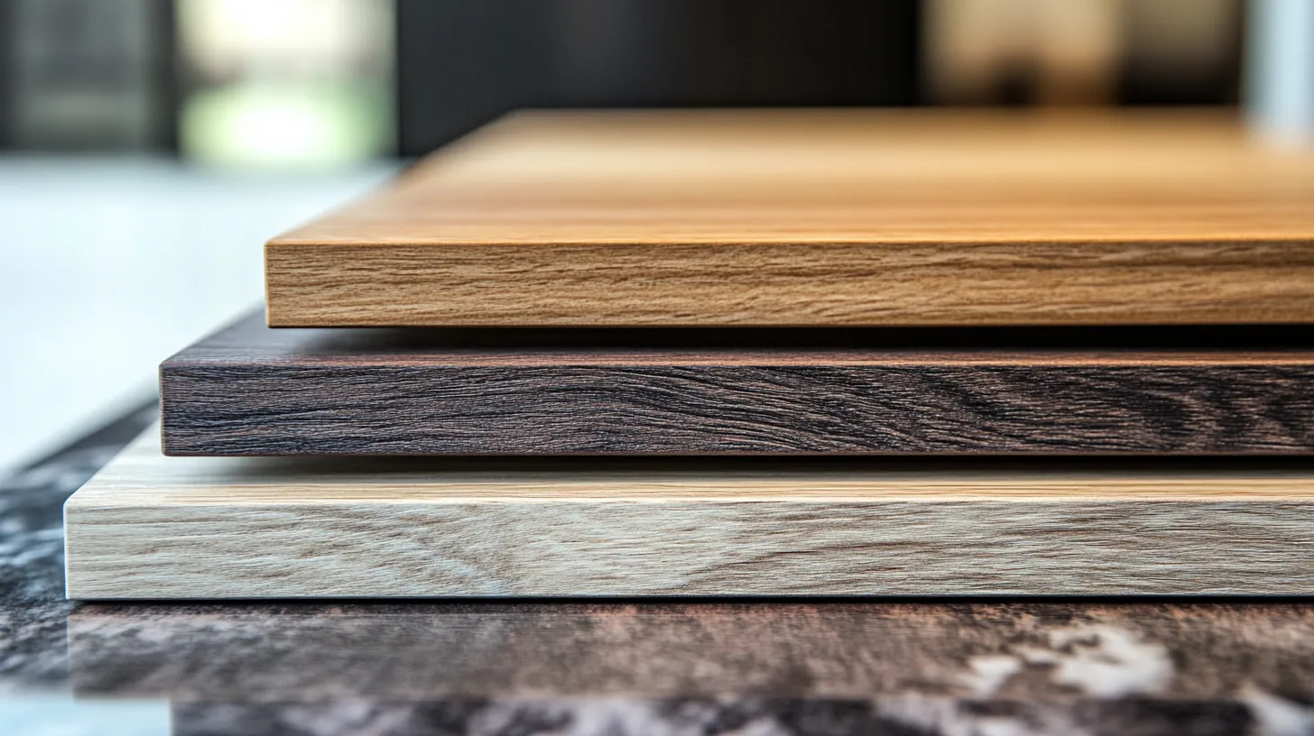Surface material: Solid wood is durable, laminated boards are budget-friendly, and acrylic offers a modern look.