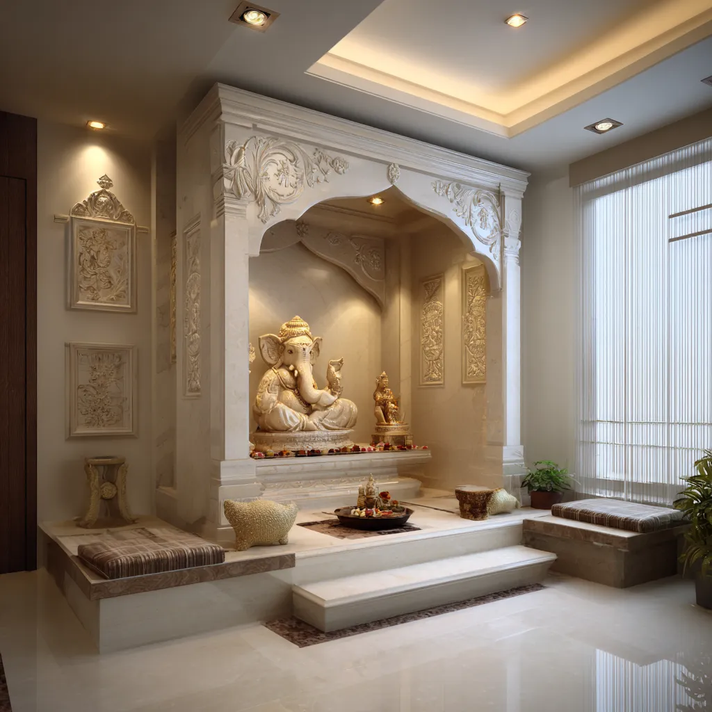 Small Pooja Room Designs in Apartments: Space-Saving & Vastu-Friendly Ideas