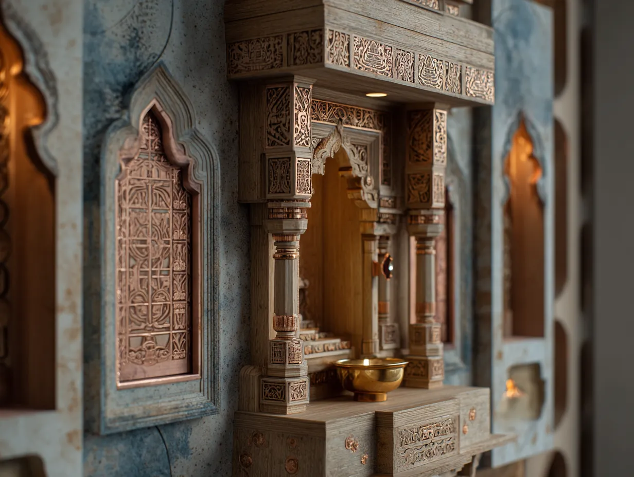 3.9 Wall-Mounted Modular Mandir
