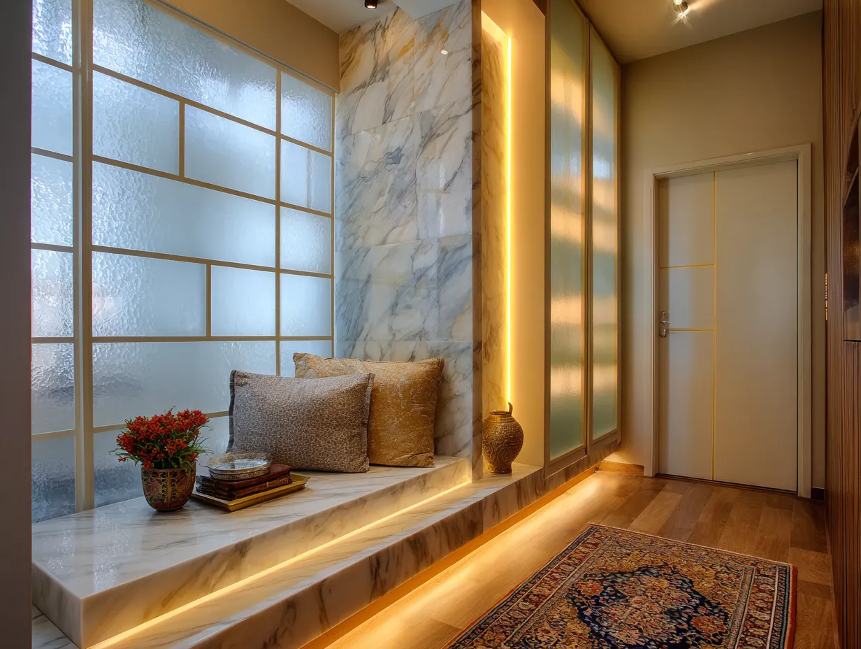 Project 1 – The Sliding Glass Temple in a Hallway Niche