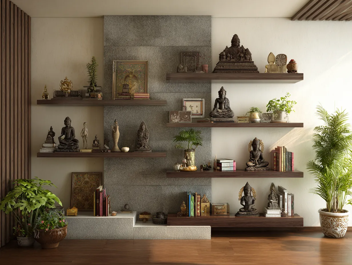 3. Open Shelving Display