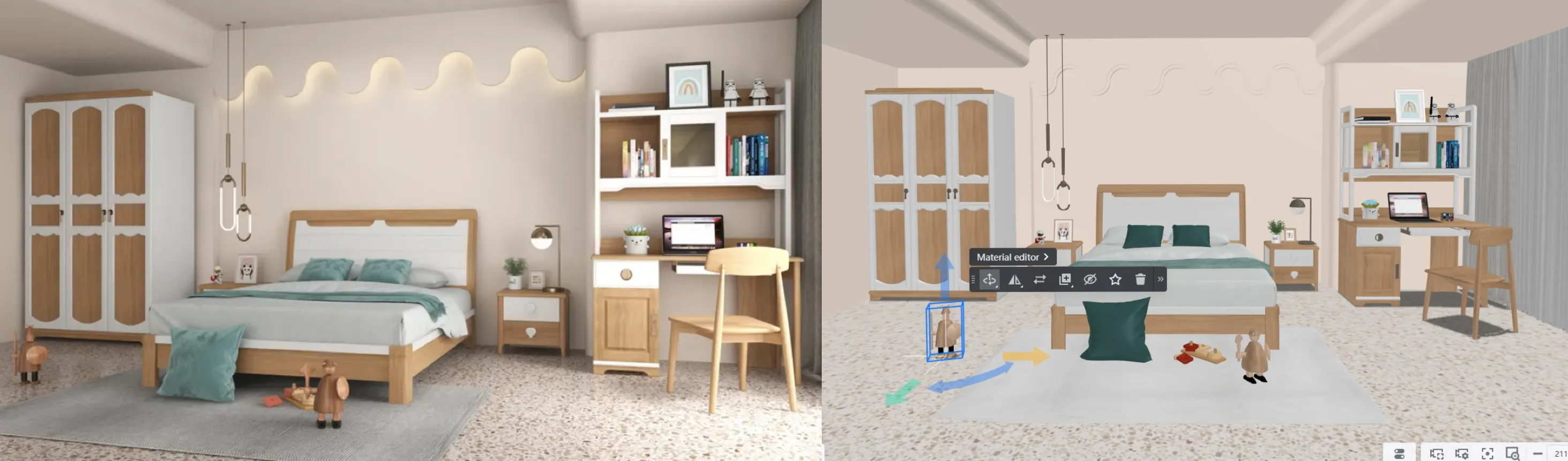 3. Upload your room photo (Before Stage)