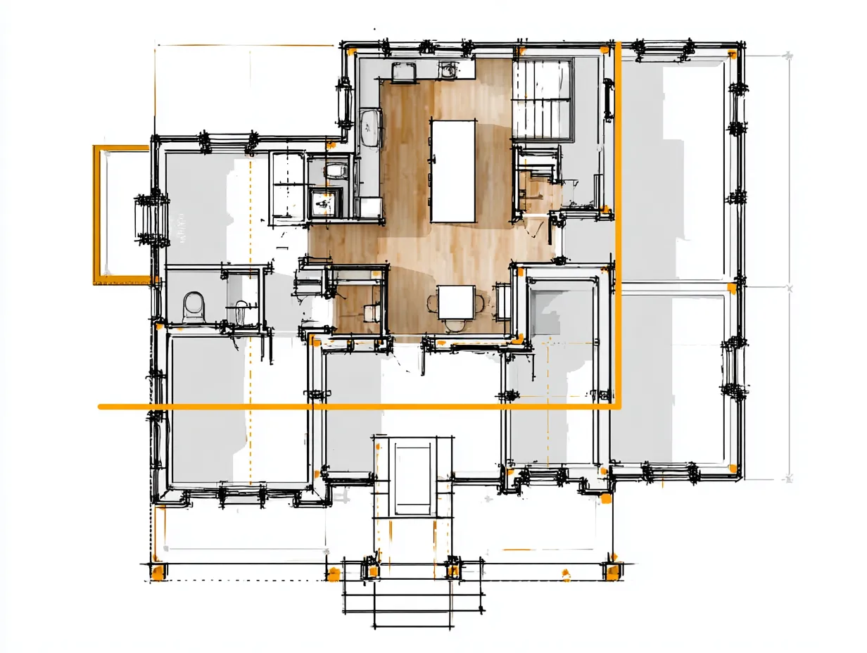 How to see the square footage in floor planner com