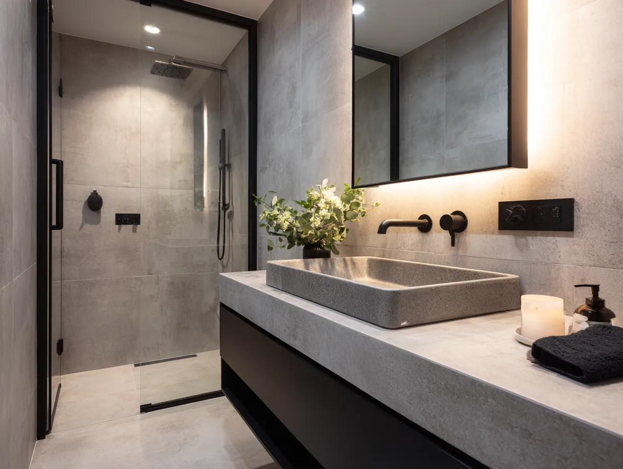 Case 1: Modern Minimalist Condo Bathroom