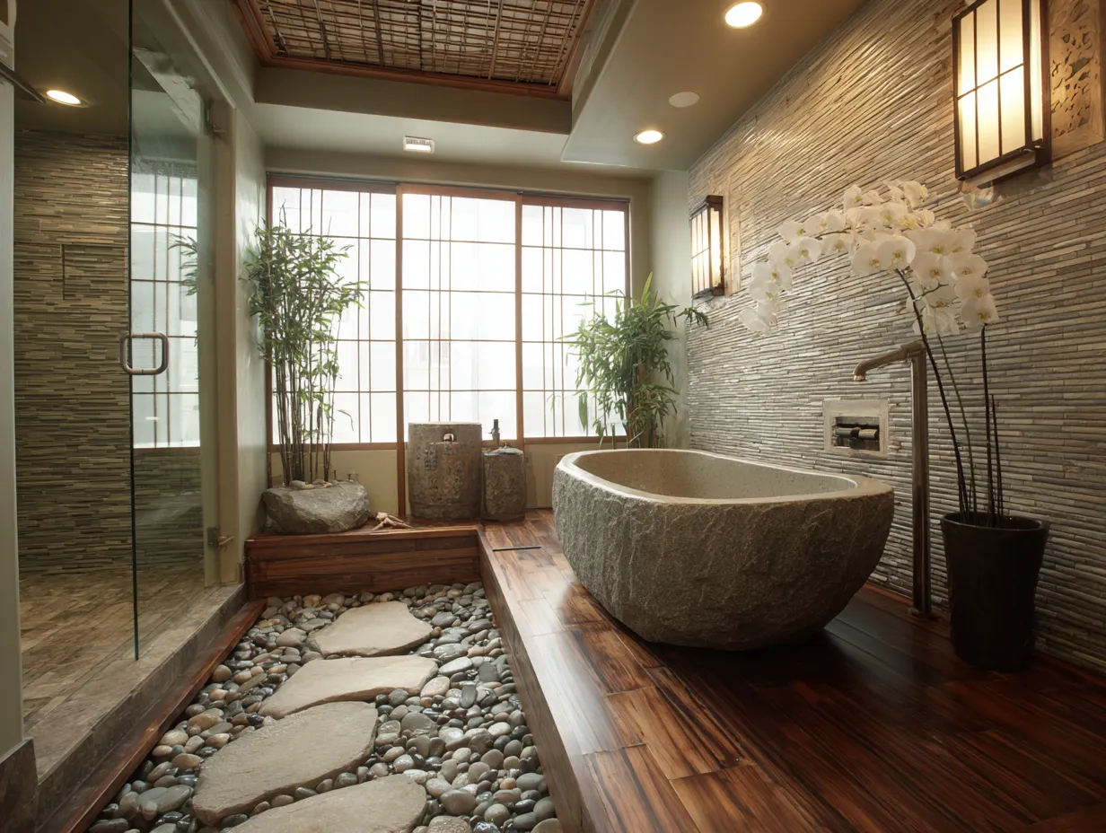 Case 8: Nature-Inspired Zen Bathroom