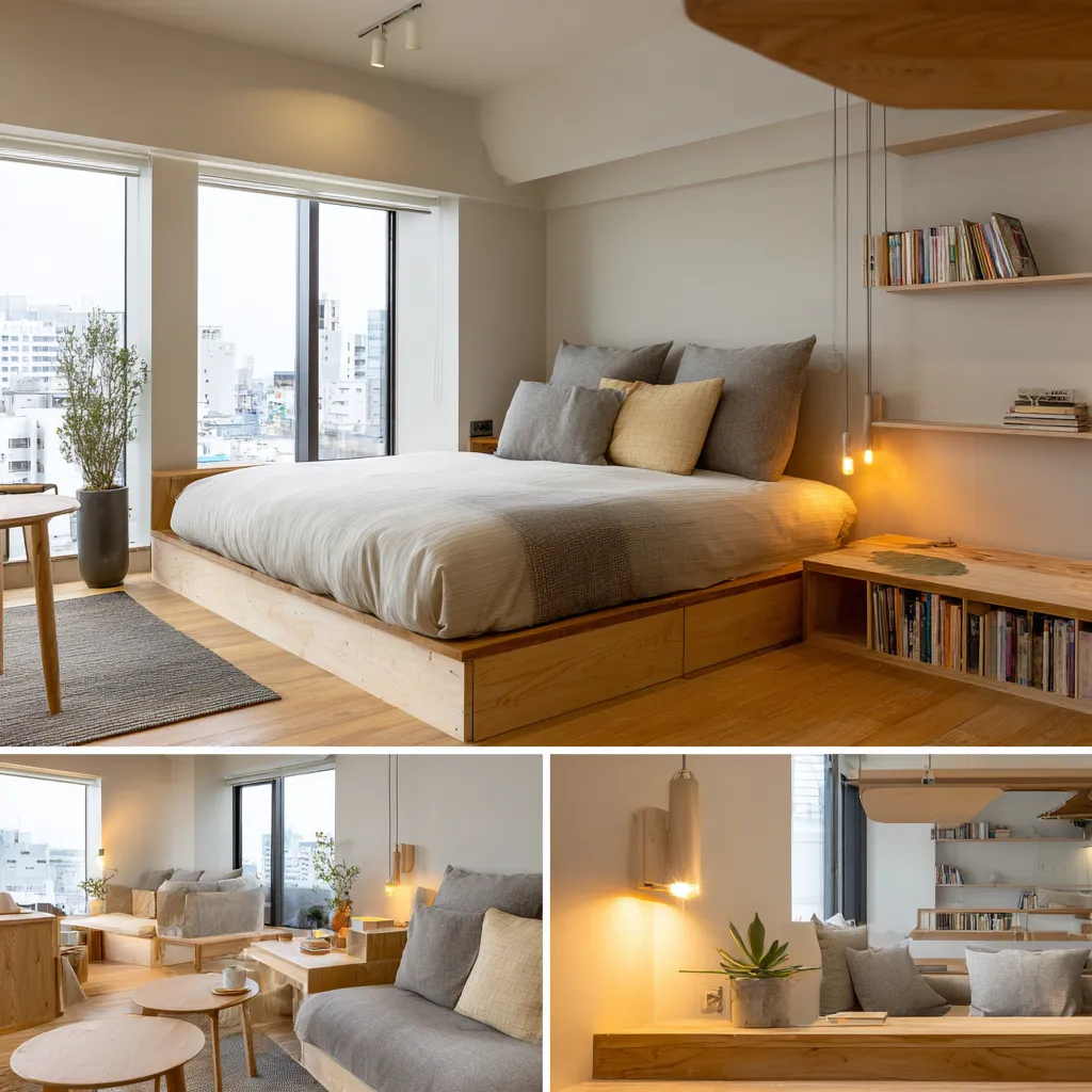 1. 30㎡ Studio — Soft Light, Calm Energy