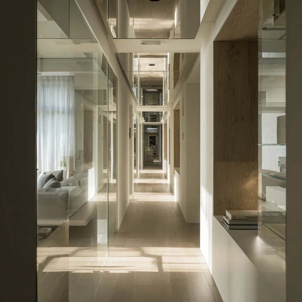 3. 50㎡ Long Layout — The Light Corridor