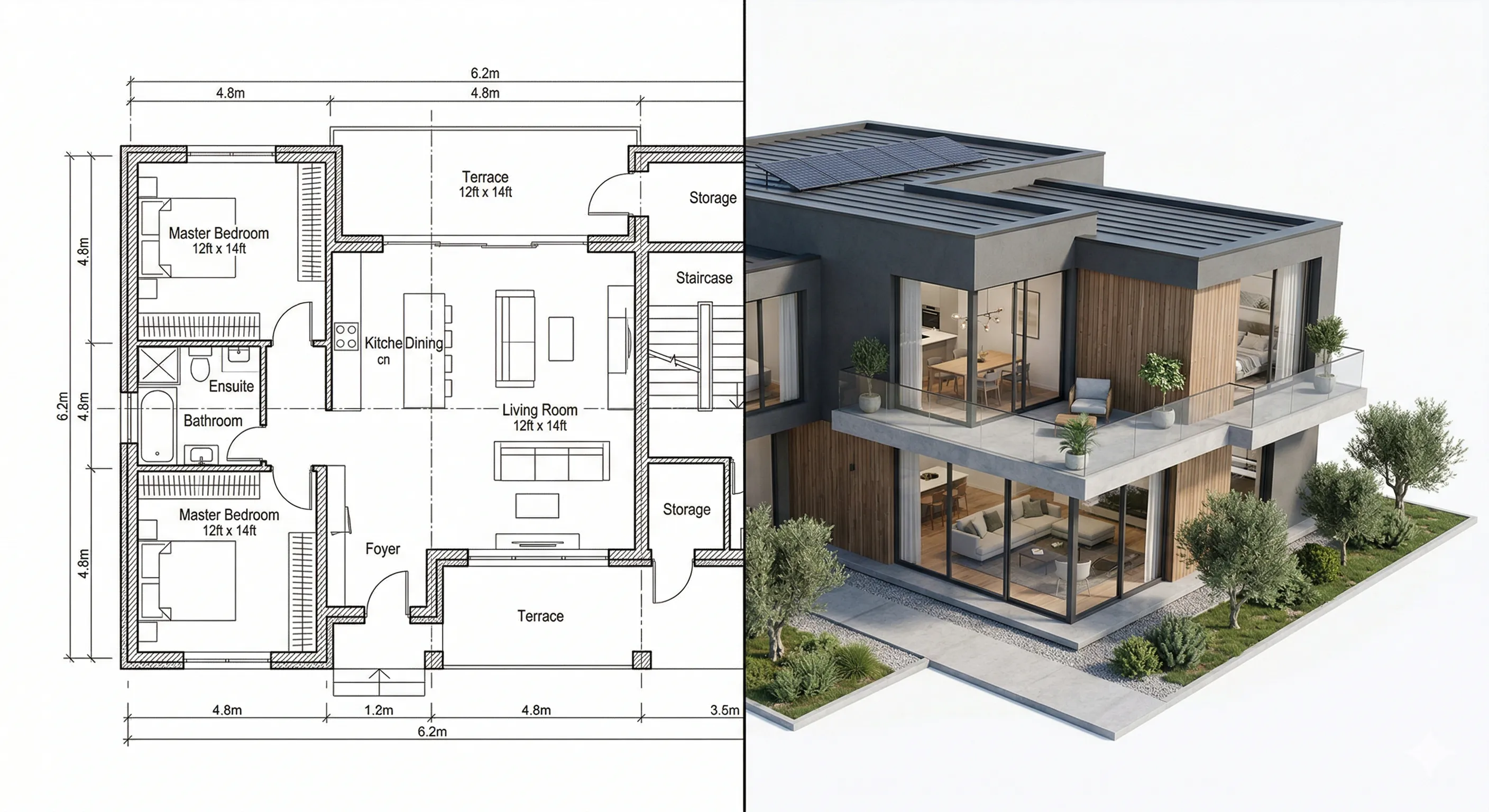 Convert Floor Plan Image to 3D: From 2D Image to Real 3D Layout Step by Step