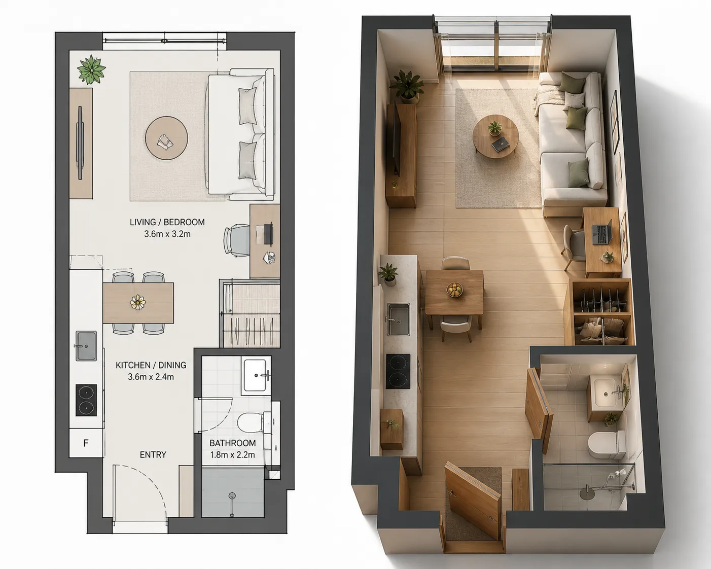 2D to 3D Visualization