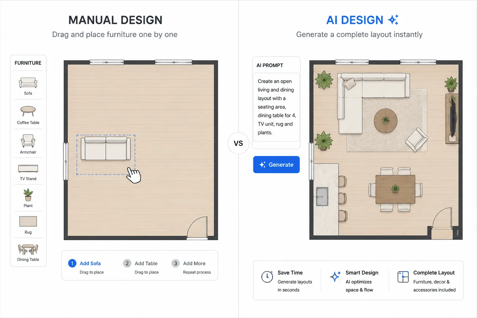 AI Generation vs. Manual Drawing: What Each Does Better
