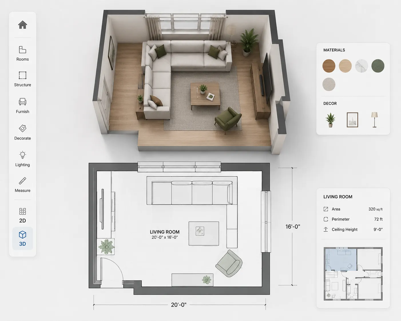 How to make floor plans
