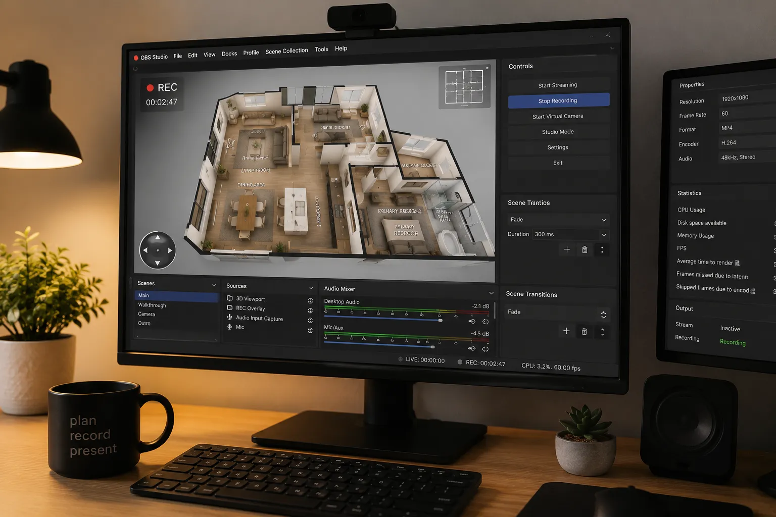 How to Record a Free 3D Walkthrough Video (Step by Step)