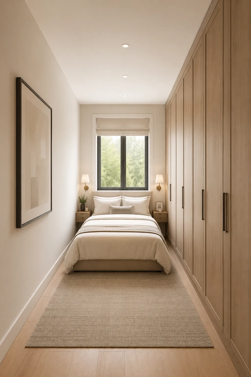 Type 1: The Narrow or Long Bedroom