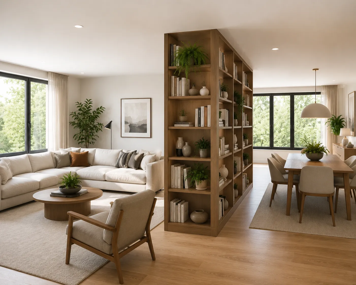 Open Floor Plan Room Divider Ideas