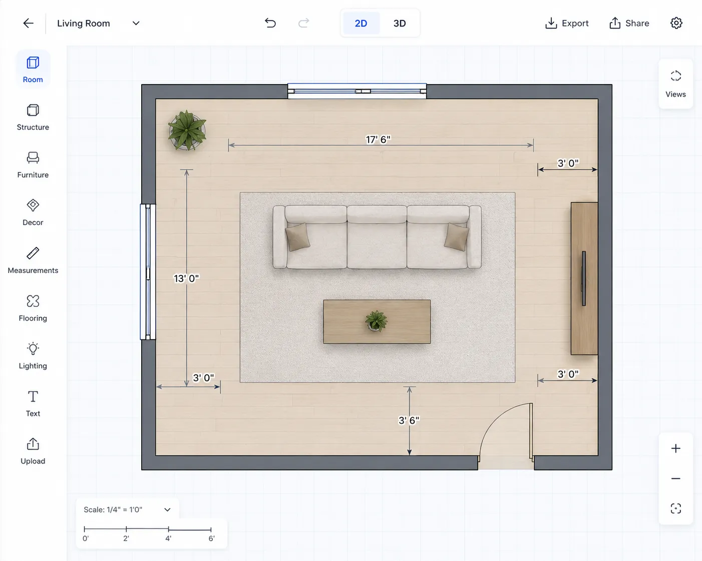 Step 2: Define the room's purpose before adding any furniture