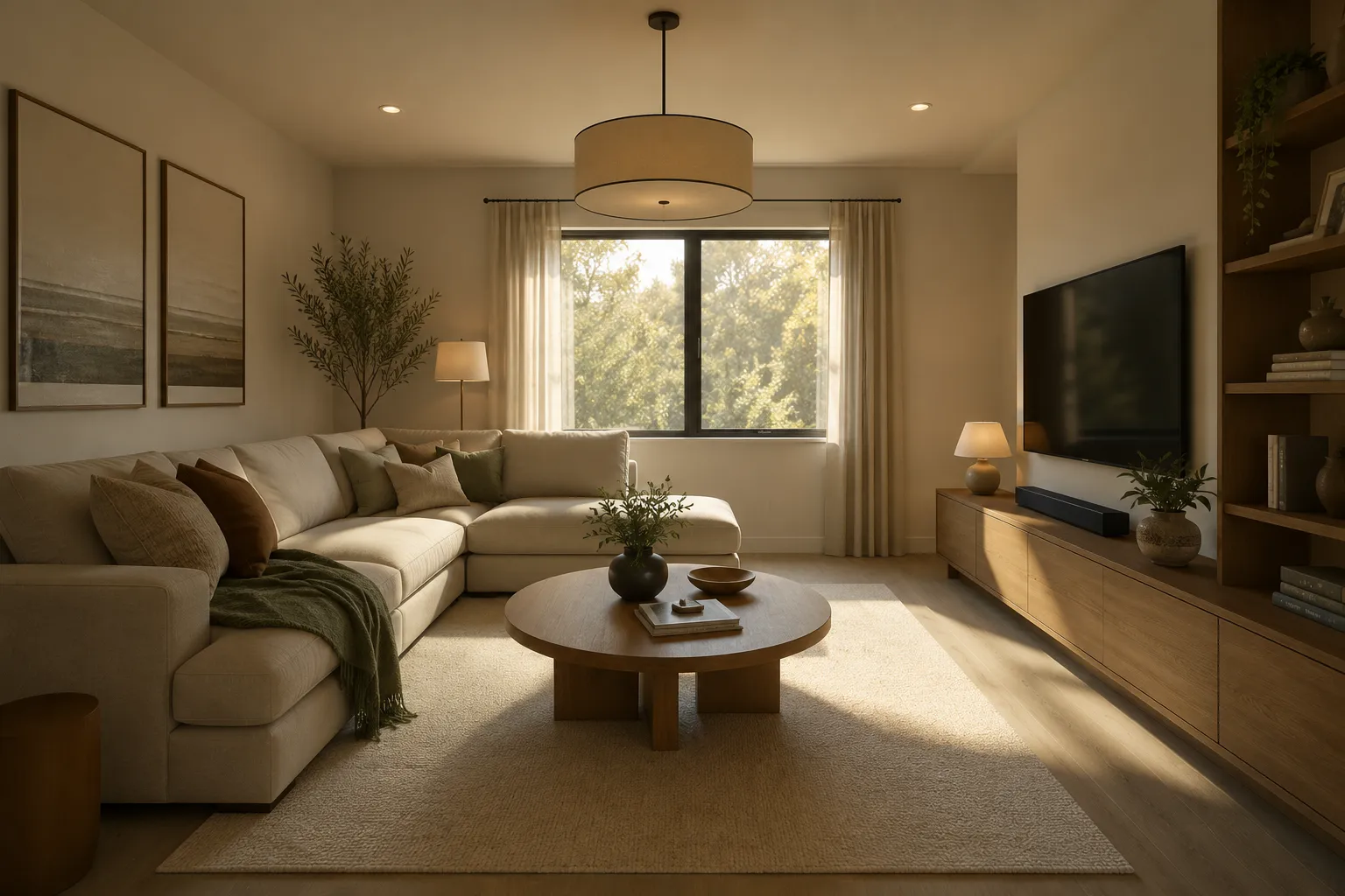 Step 4: Build the furniture arrangement around traffic flow