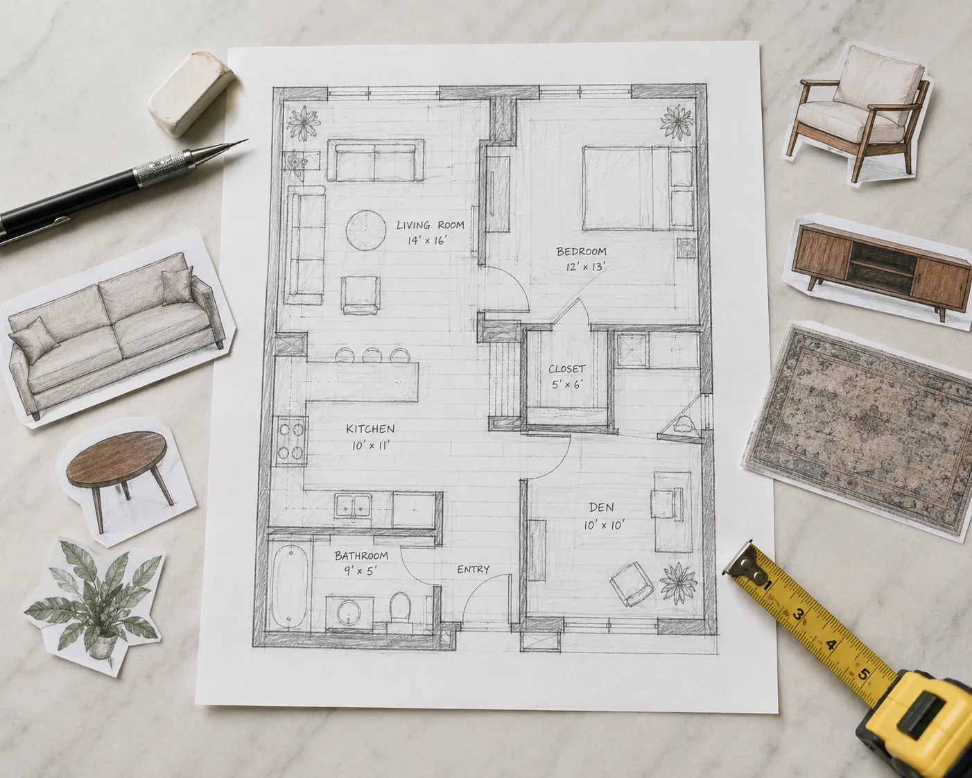 How to Make a Floor Plan for a Small Apartment