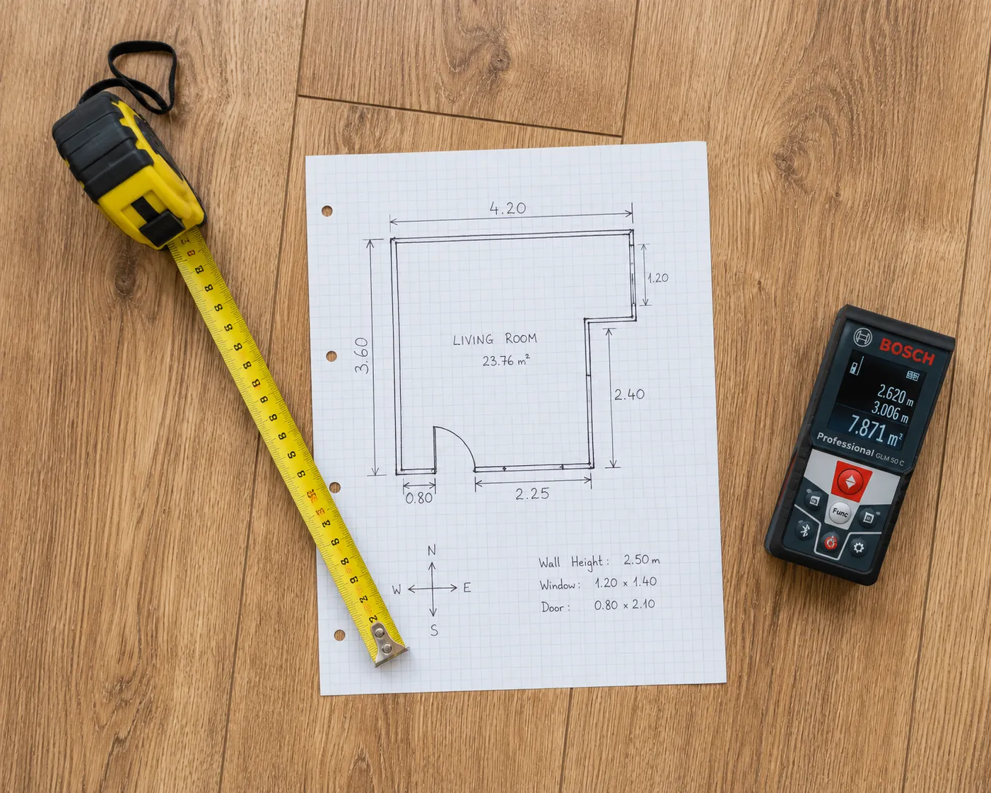 How to draw a floor plan of your house