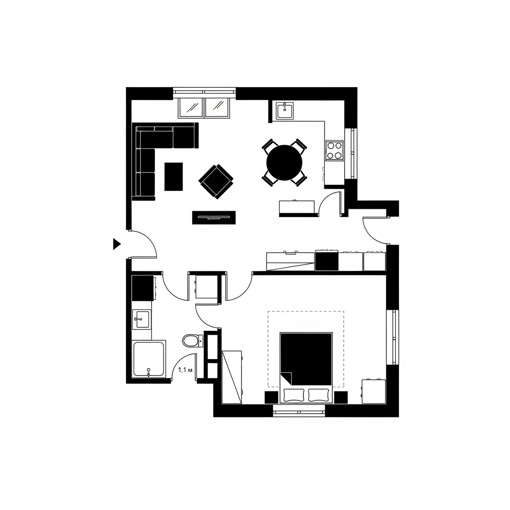 Case 2: L-Loop—Corners as Quiet Apps, Living as Main Thread