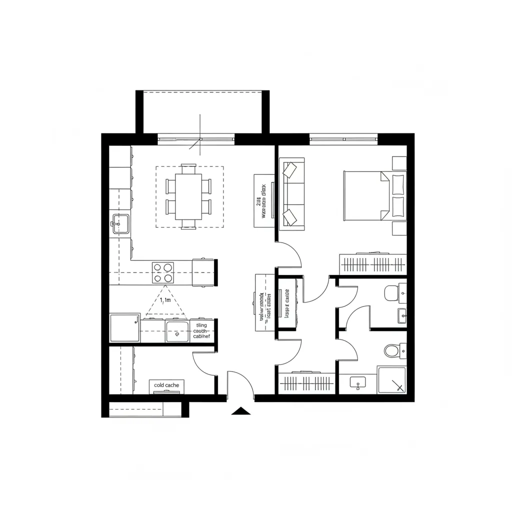 One-Bedroom Plans As A Future Interface: Reading a 1-bedroom apartment like a living operating system